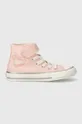 Παιδικά πάνινα παπούτσια Converse ροζ
