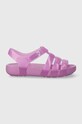 Crocs sandały dziecięce ISABELLA JELLY SANDAL 209837.CROCS.ISABELLA.J fioletowy SS24