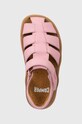 Camper sandały skórzane dziecięce różowy 80177.25.27