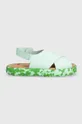 Dječje kožne sandale Camper zelena