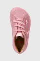 рожевий Дитячі шкіряні туфлі Camper