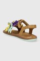 Dziewczynka Camper sandały skórzane dziecięce K800582.28.34 brązowy