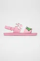 Camper sandały skórzane dziecięce różowy