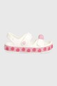 Crocs sandały dziecięce Crocband Cruiser Pet Sandal 210030.Crocband.Cruiser biały SS24