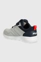Dziewczynka Fila sneakersy dziecięce FILA FOGO velcro FFK0185.G szary