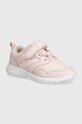 Fila sneakers pentru copii FILA FOGO velcro textil roz FFK0185.G