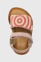 béžová Detské sandále zippy