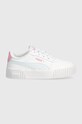 Детские кроссовки Puma имитация натуральной кожи белый 386186.G