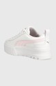 DÍVKA Dětské kožené sneakers boty Puma Mayze Lth Piping Jr 396664 bílá
