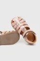 ružová Detské kožené sandále Froddo