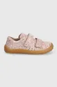 Дитячі замшеві туфлі Froddo рожевий