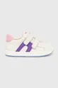 фіолетовий Дитячі шкіряні кросівки Camper Для дівчаток