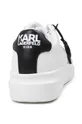 Karl Lagerfeld scarpe da ginnastica per bambini in pelle Gambale: Pelle naturale Parte interna: Materiale tessile Suola: Materiale sintetico