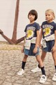 Kenzo Kids teniși din piele copii K60089.