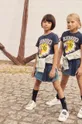 Детские кожаные кроссовки Kenzo Kids
