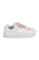 Kenzo Kids scarpe da ginnastica per bambini in pelle bianco