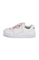 Kenzo Kids teniși din piele copii alb K60387.