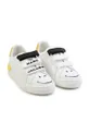 bianco Marc Jacobs scarpe da ginnastica per bambini in pelle x Smiley Bambini