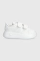 Дитячі кросівки adidas ADVANTAGE CF I імітація лицьової шкіри білий ID5283