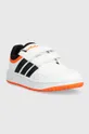 Παιδικά αθλητικά παπούτσια adidas Originals HOOPS 3.0 CF C λευκό