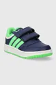Παιδικά αθλητικά παπούτσια adidas Originals HOOPS 3.0 CF C μπλε