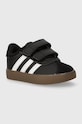 Dětské sneakers boty adidas VL COURT 3.0 CF I imitace kůže černá ID9156