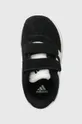 crna Dječje tenisice od brušene kože adidas VL COURT 3.0 CF I