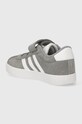 Хлопчик Дитячі замшеві кросівки adidas VL COURT 3.0 EL C ID9149 сірий
