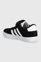 Мальчик Детские замшевые кроссовки adidas VL COURT 3.0 EL C ID9148 чёрный