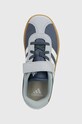 adidas sneakersy zamszowe dziecięce VL COURT 3.0 EL C niebieski ID9152
