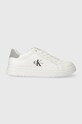 Calvin Klein Jeans sneakersy dziecięce syntetyczny biały V3X9.80858.30.34
