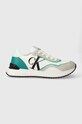 Calvin Klein Jeans sneakersy dziecięce syntetyczny zielony V3X9.80893.