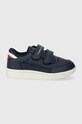 Tommy Hilfiger sneakersy dziecięce imitacja skóry licowej niebieski T1X9.33339.22.29