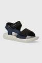 Geox sandały skórzane dziecięce SANDAL LIGHTFLOPPY czarny B455SC.000CE.