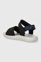 Chłopiec Geox sandały skórzane dziecięce SANDAL LIGHTFLOPPY B455SC.000CE. czarny