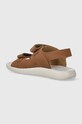 Chłopiec Geox sandały nubukowe dziecięce SANDAL LIGHTFLOPPY J45GQC.00032.36.39 brązowy