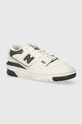 New Balance sneakersy skórzane dziecięce GSB550BH tekstylny biały GSB550BH