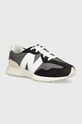 New Balance sneakersy dziecięce GS327FG imitacja zamszu szary GS327FG