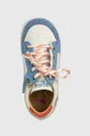 niebieski Shoo Pom sneakersy skórzane dziecięce BOUBA ZIP BOX