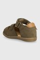 CHLAPEC Dětské semišové sandály Shoo Pom PIKA SCRATCH Q4MCBO04.21.25 zelená
