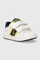 Polo Ralph Lauren sneakers pentru copii mic de statură alb RL00206110