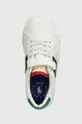 bianco Polo Ralph Lauren scarpe da ginnastica per bambini