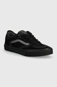 Vans tenisówki dziecięce JN Rowley Classic skóra zamszowa czarny VN000E52FOH