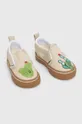 μπεζ Παιδικά πάνινα παπούτσια Vans Slip-On V Cactus Παιδικά