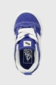 Dětské semišové tenisky Vans Knu Skool Elastic Lace modrá VN000D0KBES