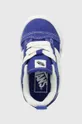 μπλε Παιδικά sneakers σουέτ Vans Knu Skool Elastic Lace