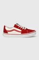 Παιδικά sneakers σουέτ Vans JN SK8-Low VN0A5EE4CIS κόκκινο SS24