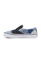 modrá Detské tenisky Vans UY Classic Slip-On Patchwork