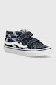 Vans trampki dziecięce UY SK8-Mid Reissue V skóra zamszowa granatowy VN00018TBER