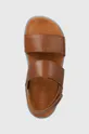 коричневый Детские кожаные сандалии Camper